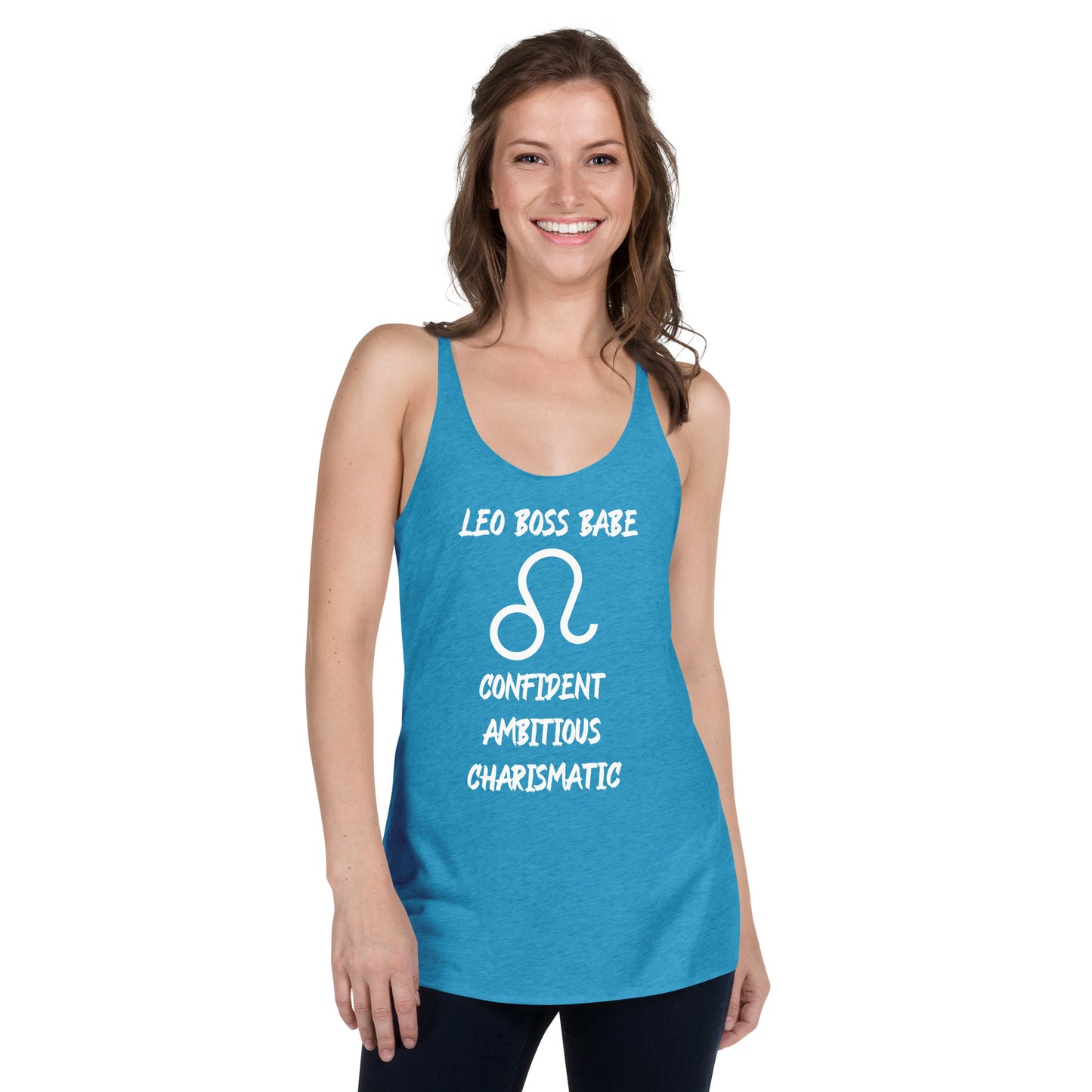 “Leo Boss Babe” Women's Racerback Tank