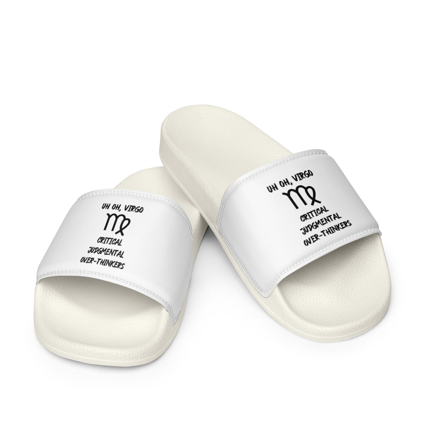“Uh Oh, Virgo” Women's Slides