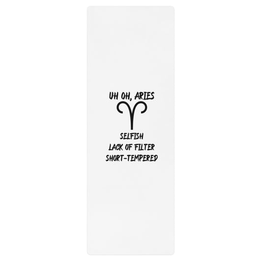 “Uh Oh, Aries” Yoga Mat