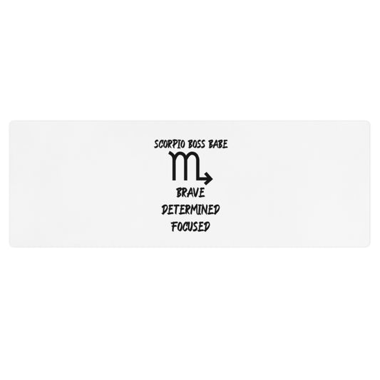“Scorpio Boss Babe” Yoga Mat