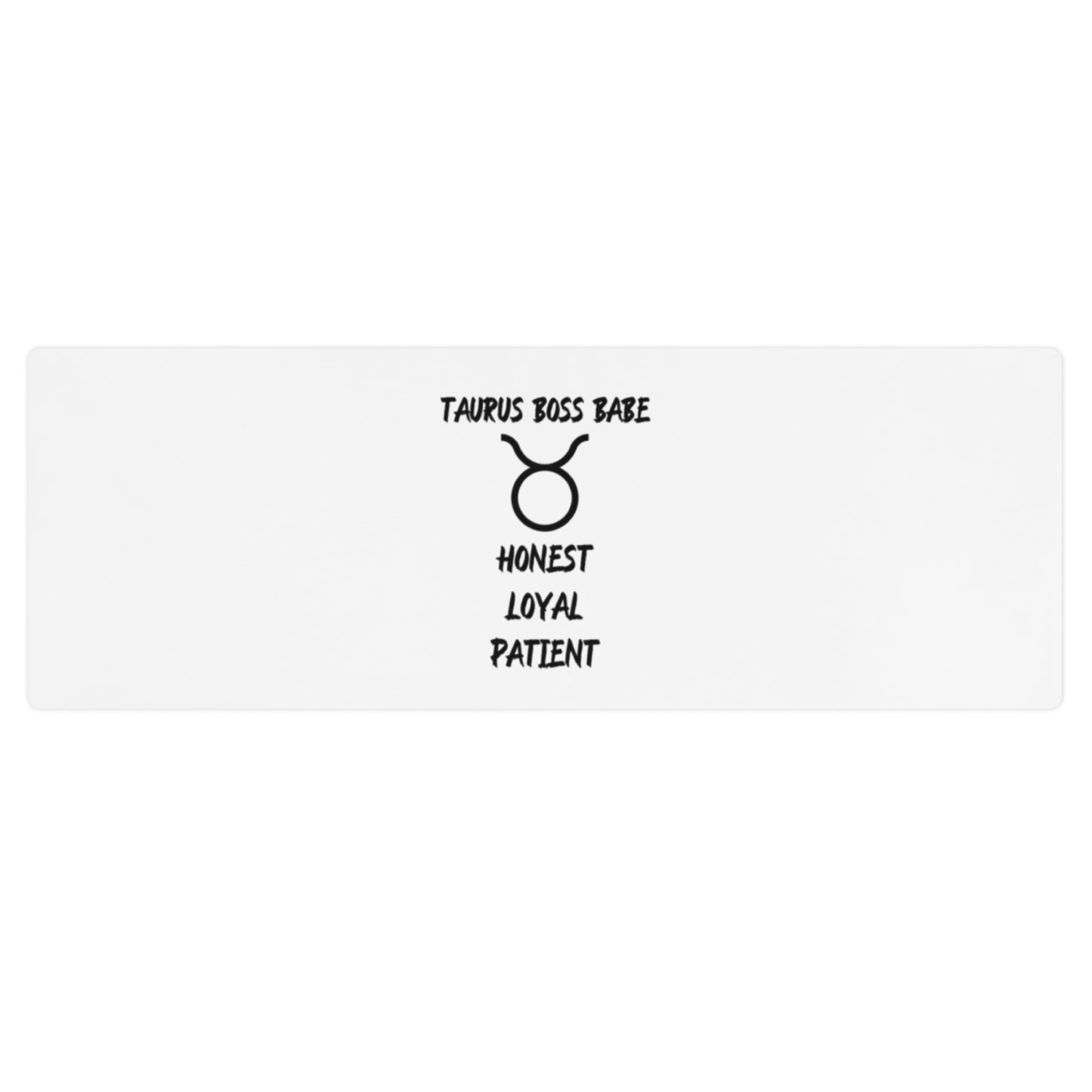 “Taurus Boss Babe” Yoga Mat