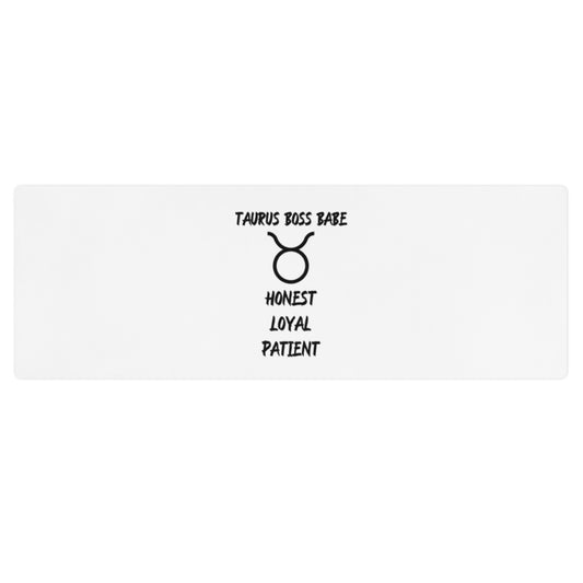 “Taurus Boss Babe” Yoga Mat