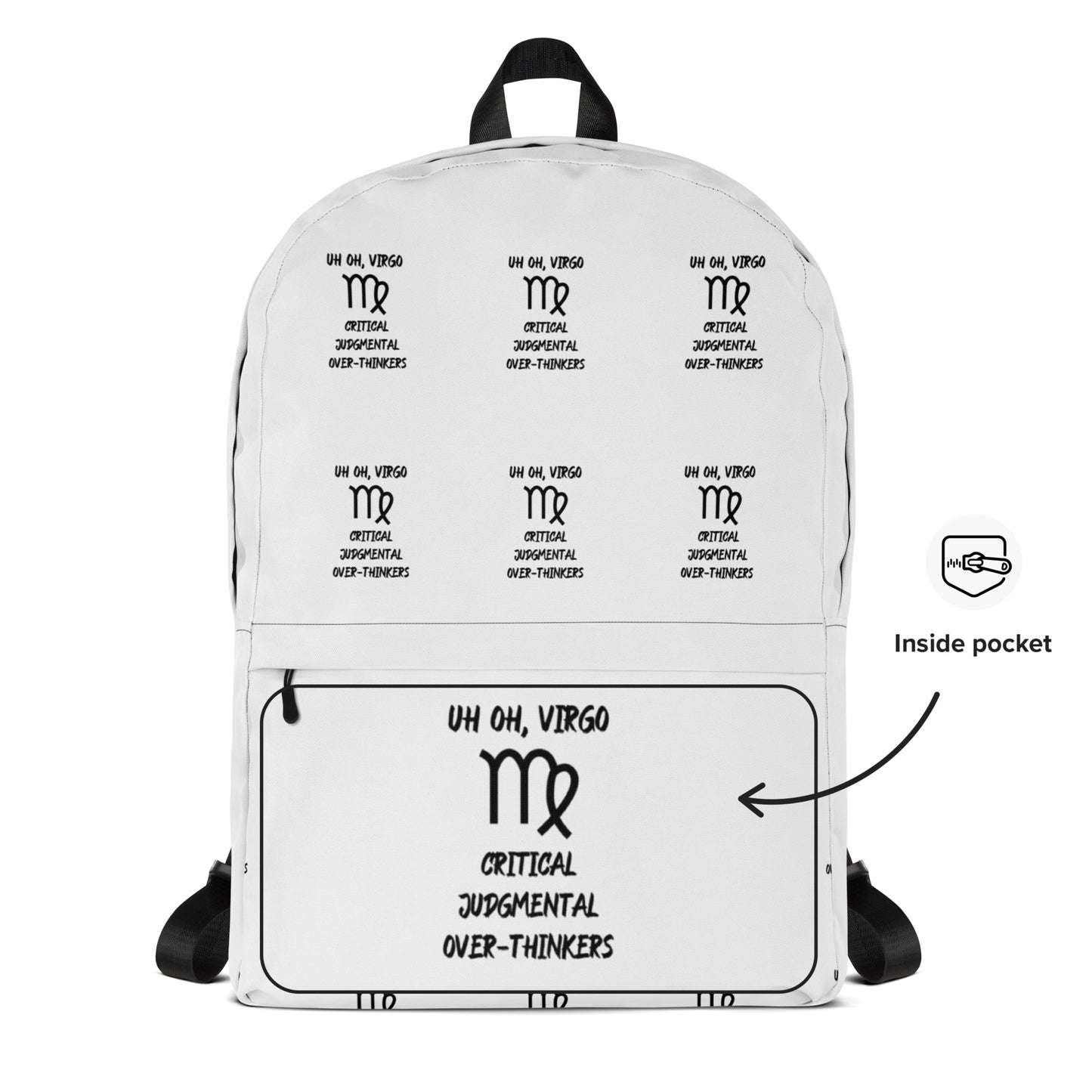 “Uh Oh, Virgo” Backpack