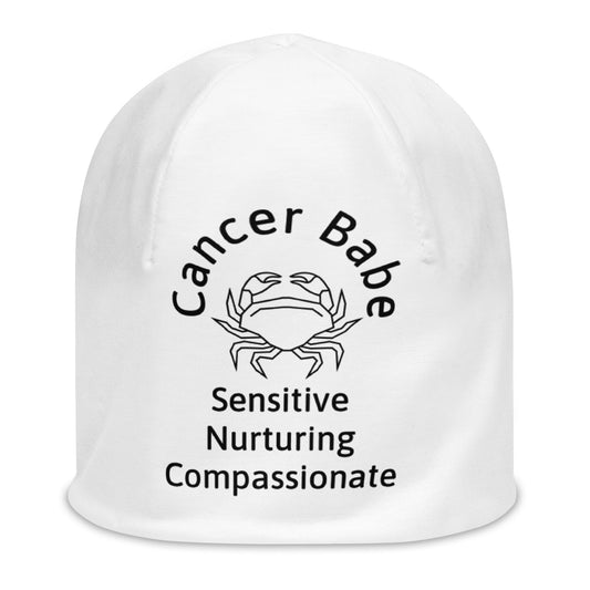 “Cancer Babe” Big Print Beanie