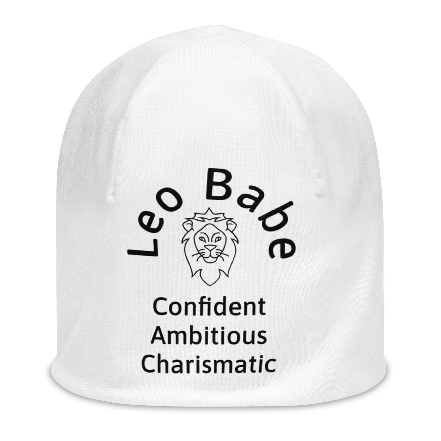 “Leo Babe” Big Print Beanie