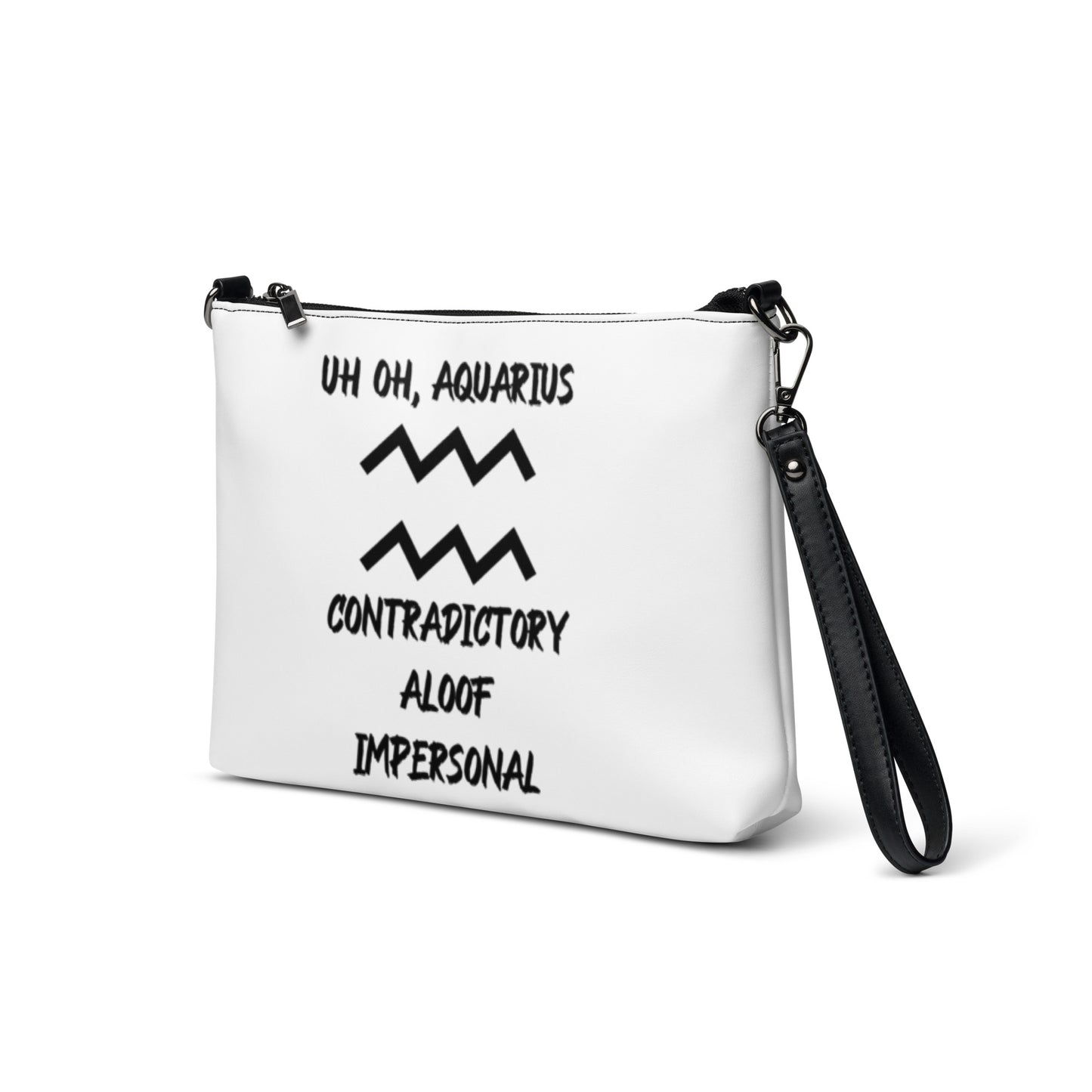 “Uh Oh, Aquarius” Crossbody Bag