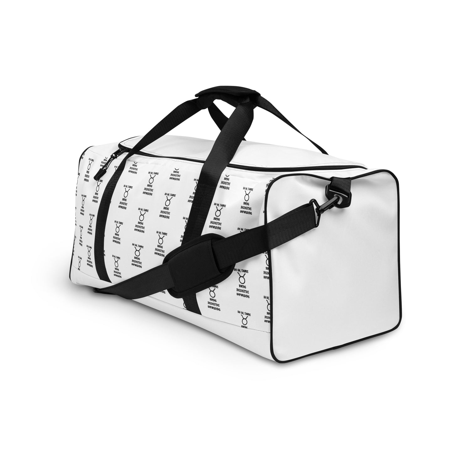 “Uh Oh, Taurus” Duffle Bag