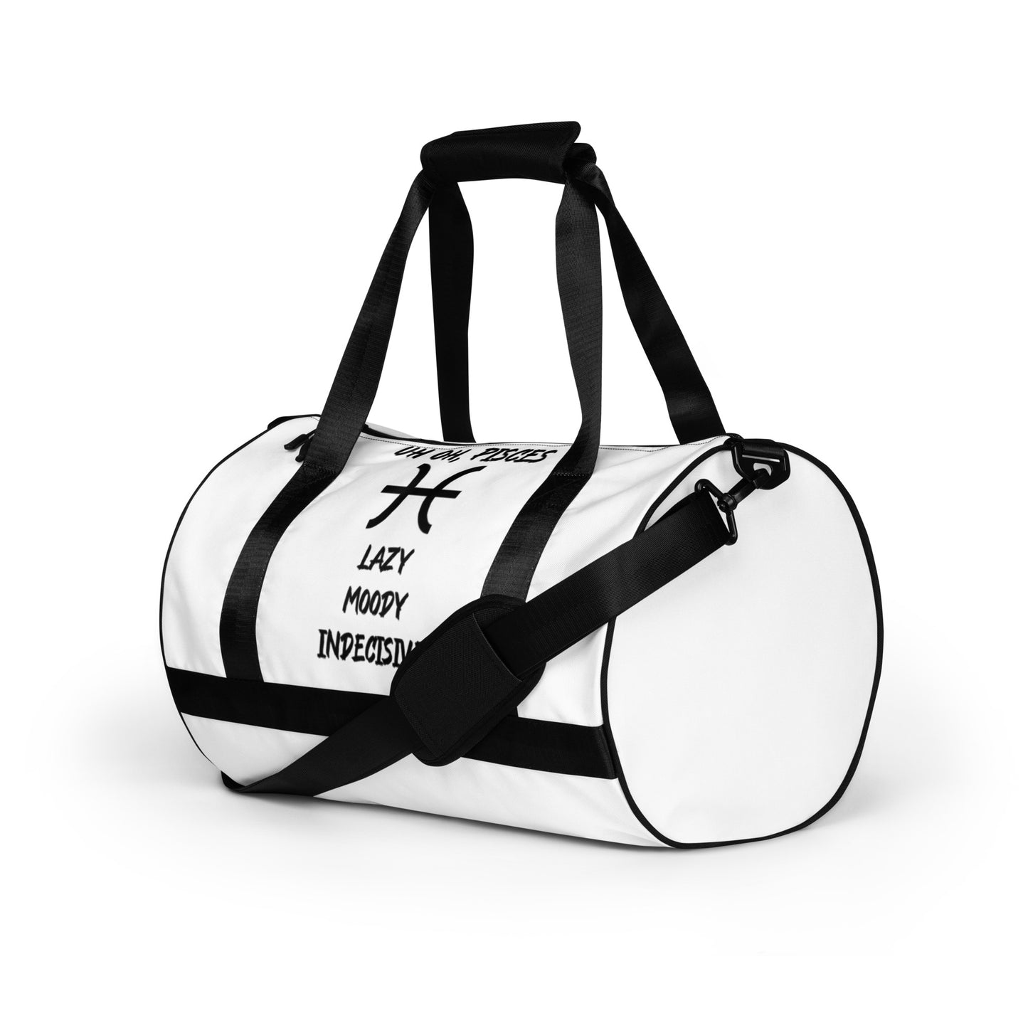 “Uh Oh, Pisces” Gym Bag