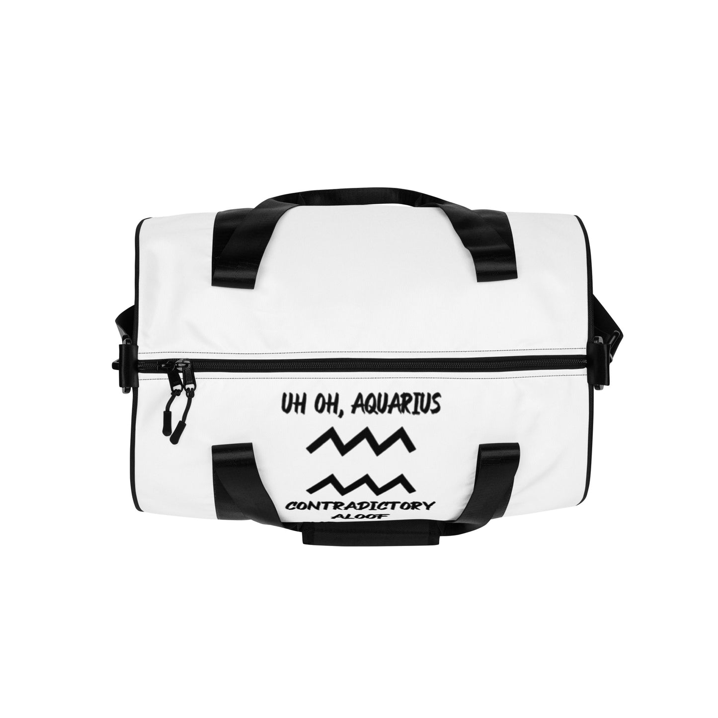 “Uh Oh, Aquarius” Gym Bag