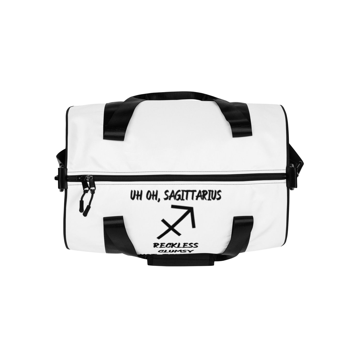 “Uh Oh, Sagittarius” Gym Bag