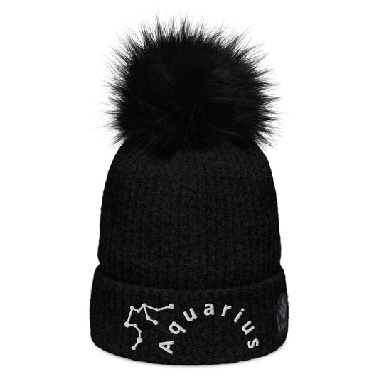 “Aquarius” Columbia Pom-Pom Beanie