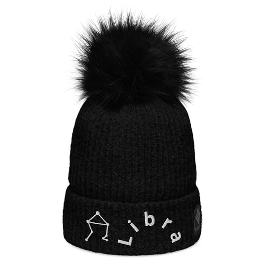 “Libra” Columbia Pom-Pom Beanie