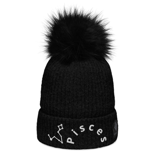 “Pisces” Columbia Pom-Pom Beanie