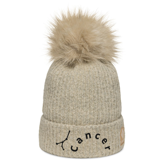 “Cancer” Columbia Pom-Pom Beanie