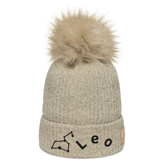 “Leo” Columbia Pom-Pom Beanie