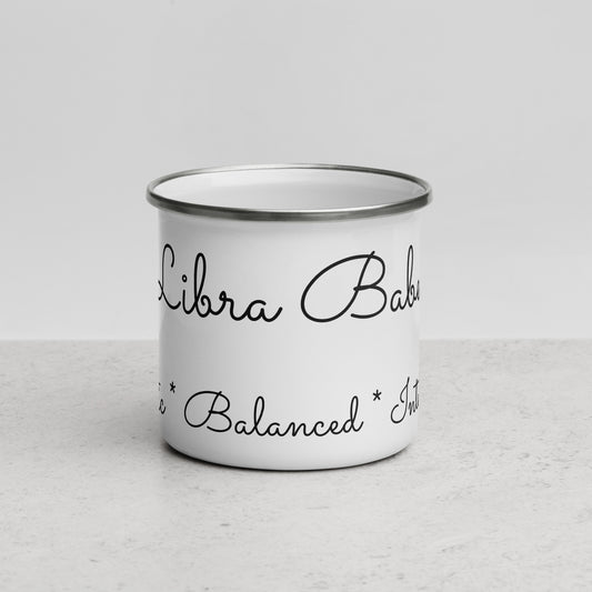 “Libra Babe” Enamel Mug
