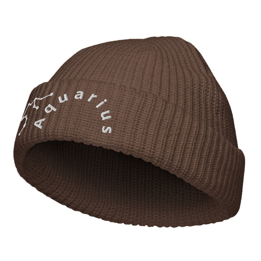 “Aquarius” Fisherman Beanie