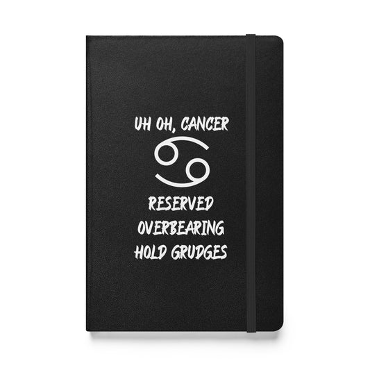 “Uh Oh, Cancer” Hardcover Bound Notebook