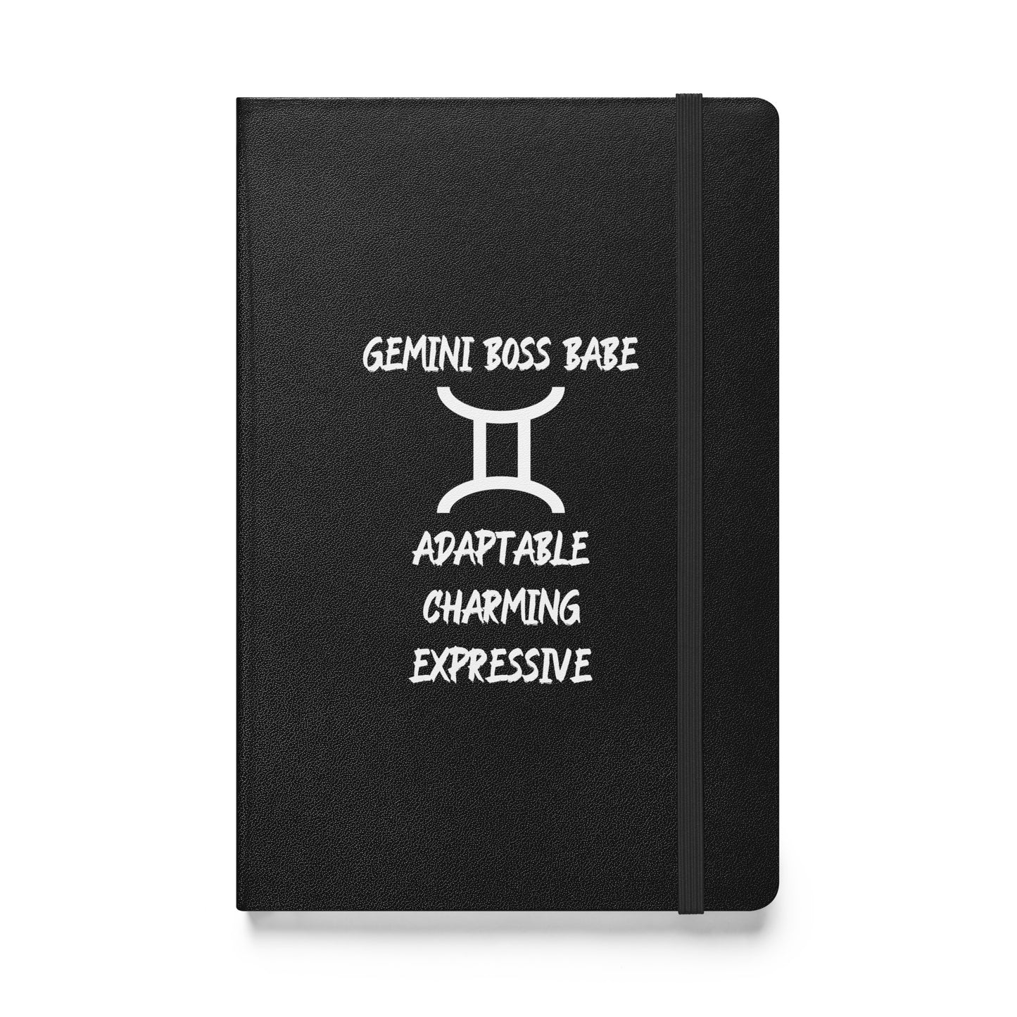 “Gemini Boss Babe” Hardcover Bound Notebook