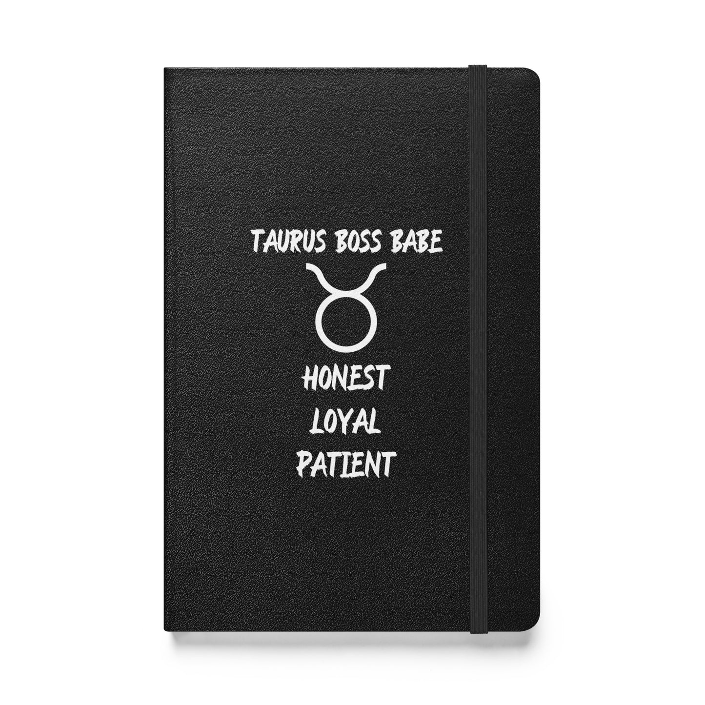 “Taurus Boss Babe” Hardcover Bound Notebook
