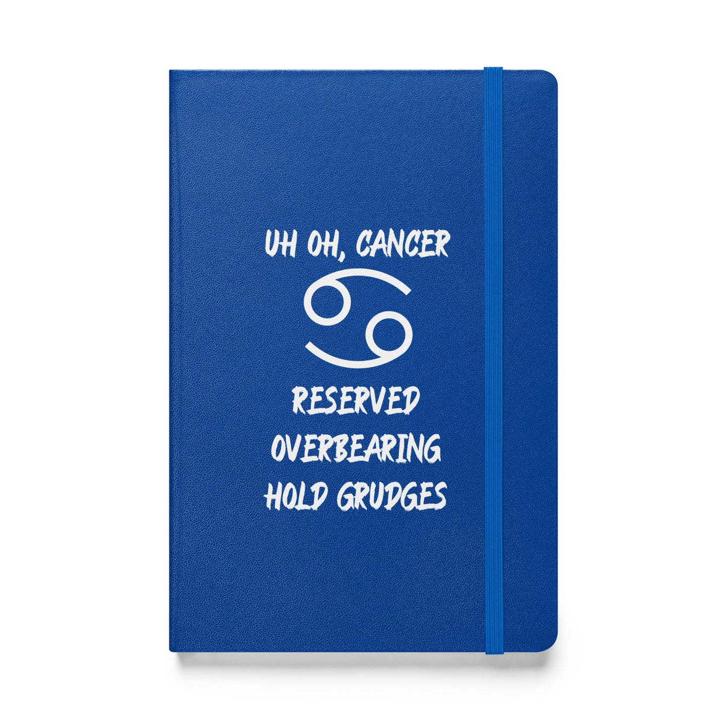 “Uh Oh, Cancer” Hardcover Bound Notebook