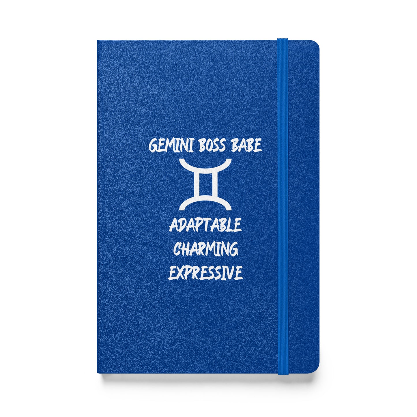 “Gemini Boss Babe” Hardcover Bound Notebook