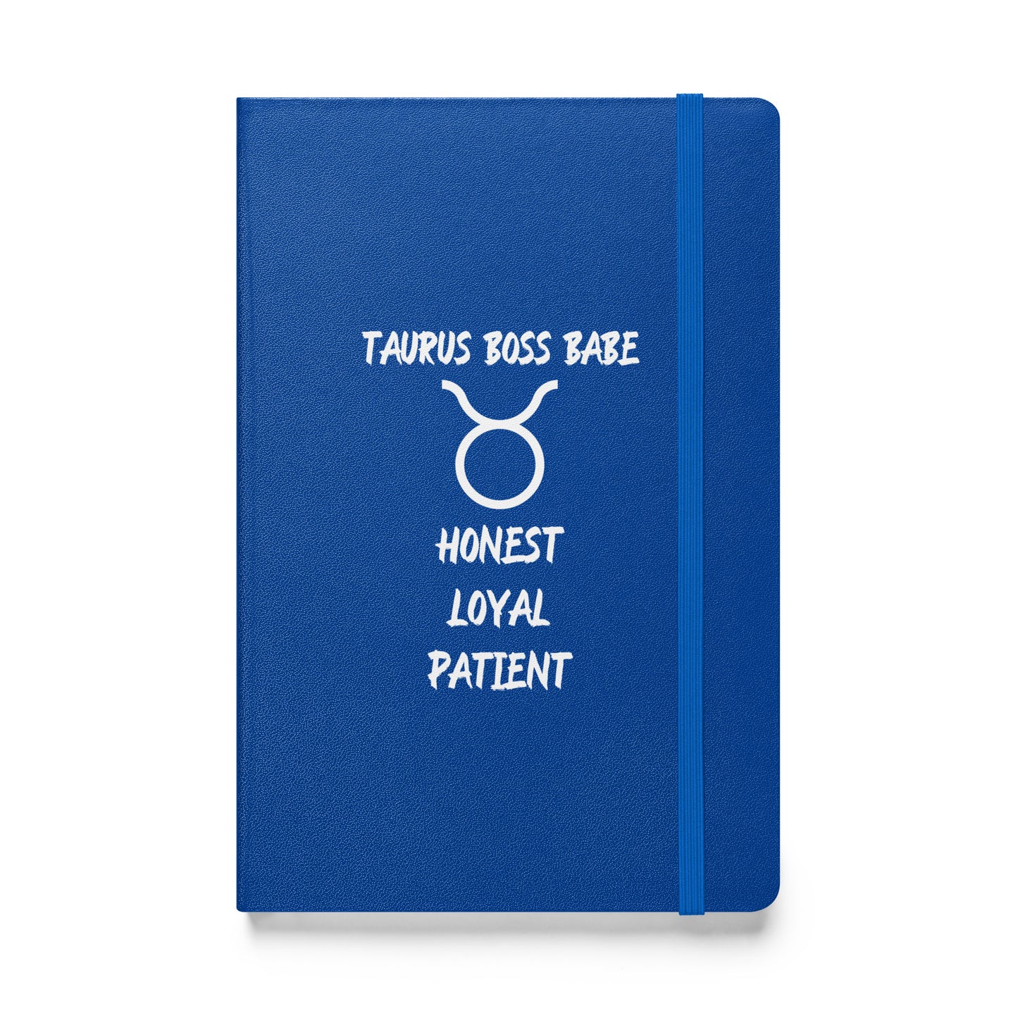 “Taurus Boss Babe” Hardcover Bound Notebook