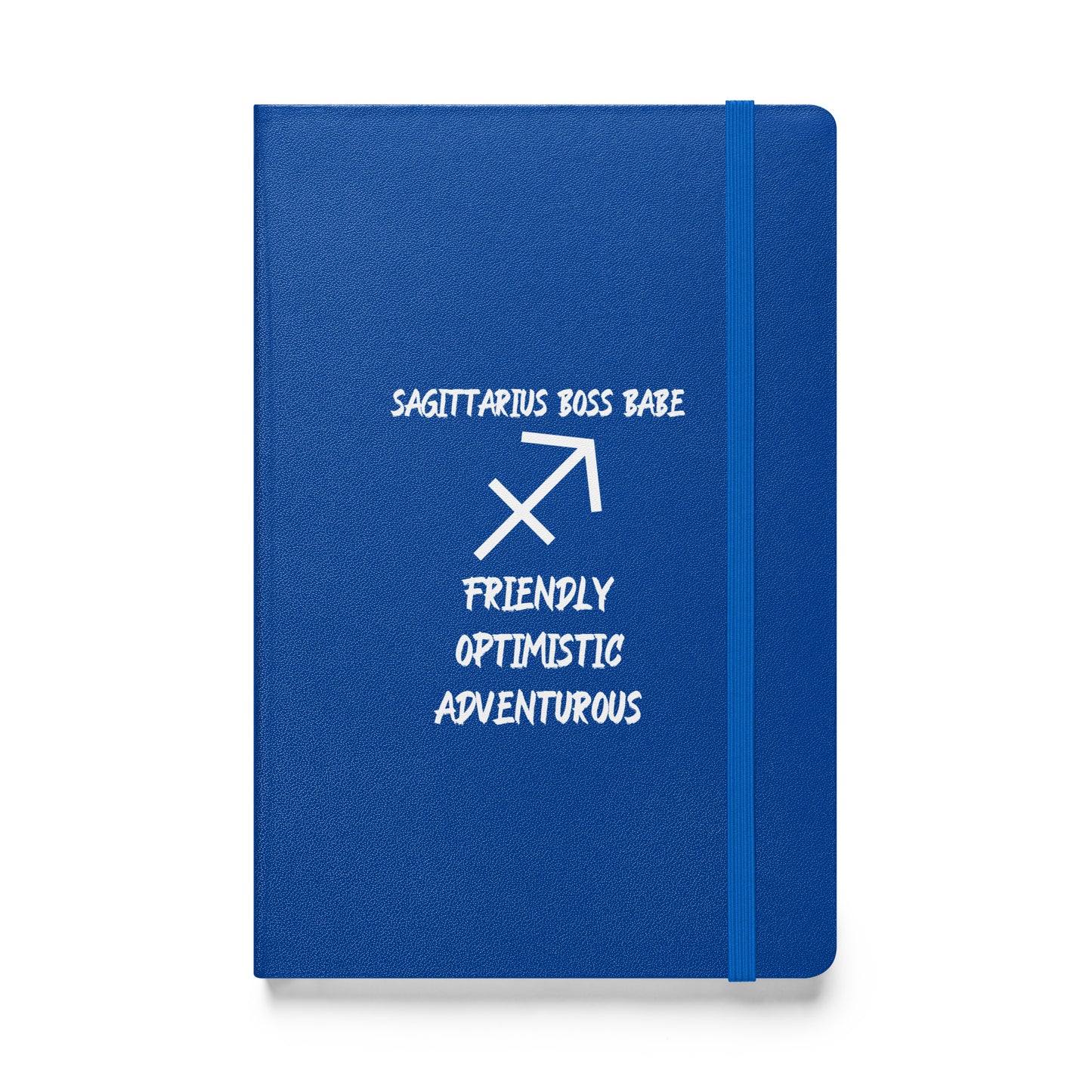 “Sagittarius Boss Babe” Hardcover Bound Notebook