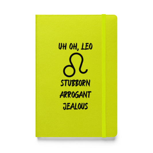 “Uh Oh, Leo” Hardcover Bound Notebook