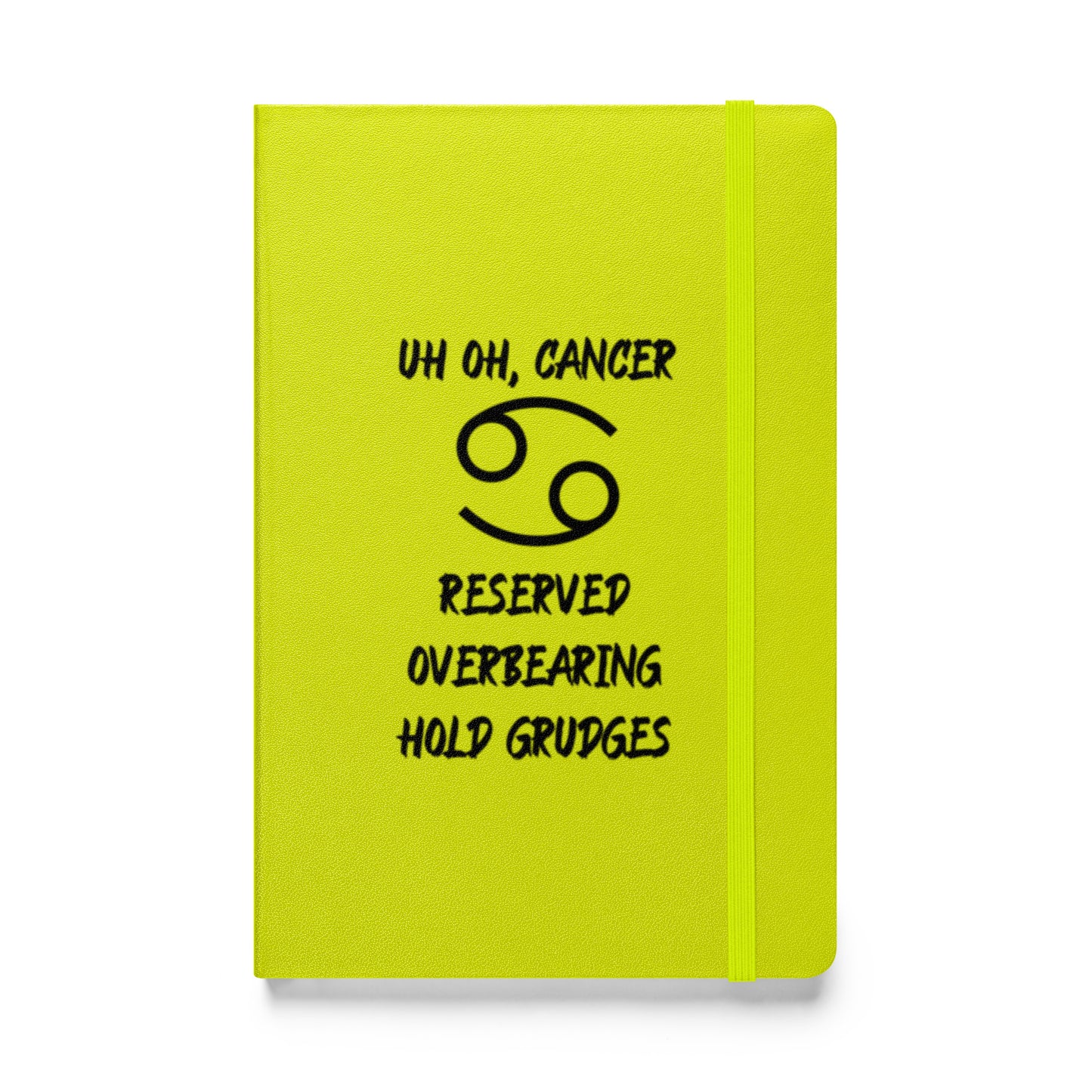 “Uh Oh, Cancer” Hardcover Bound Notebook