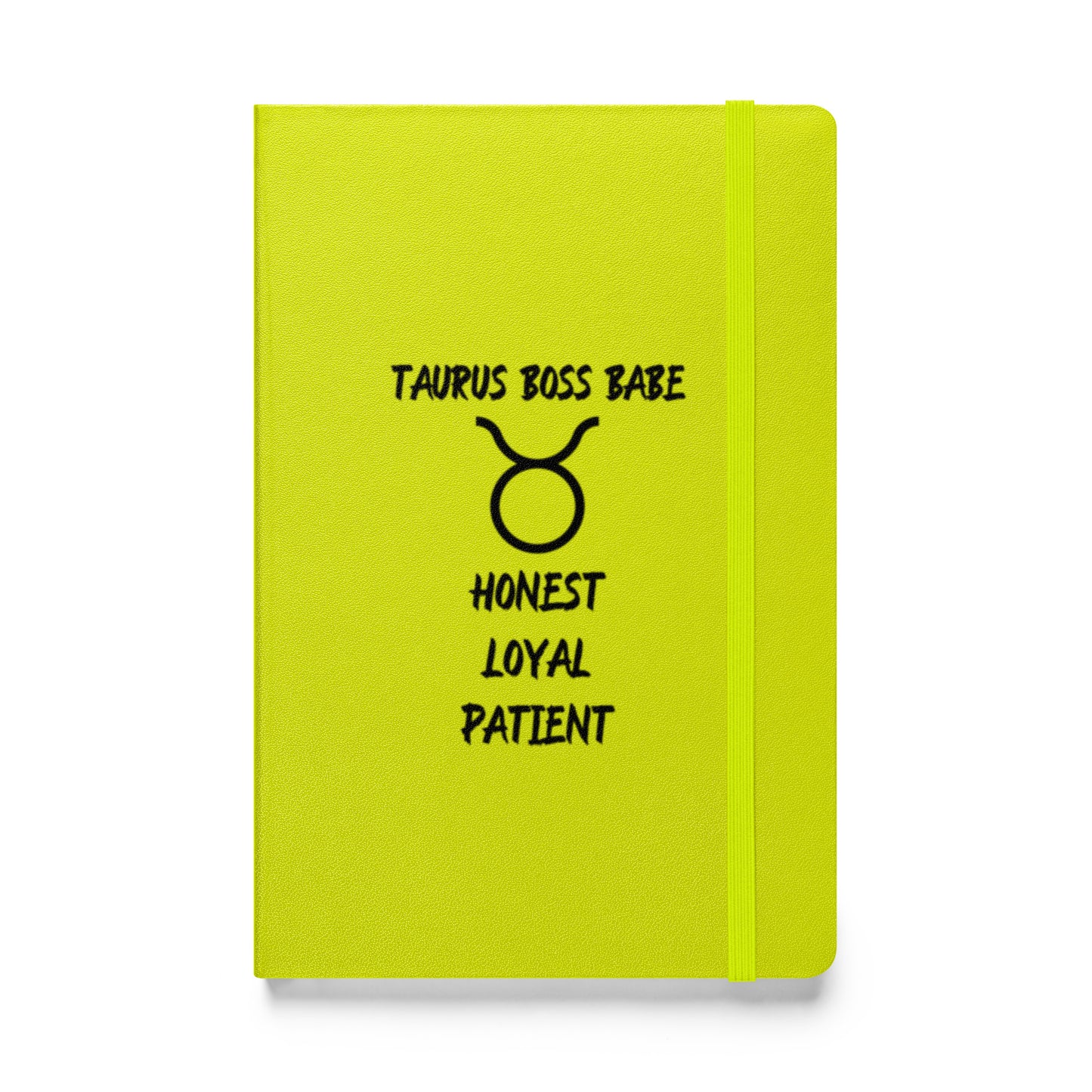 “Taurus Boss Babe” Hardcover Bound Notebook