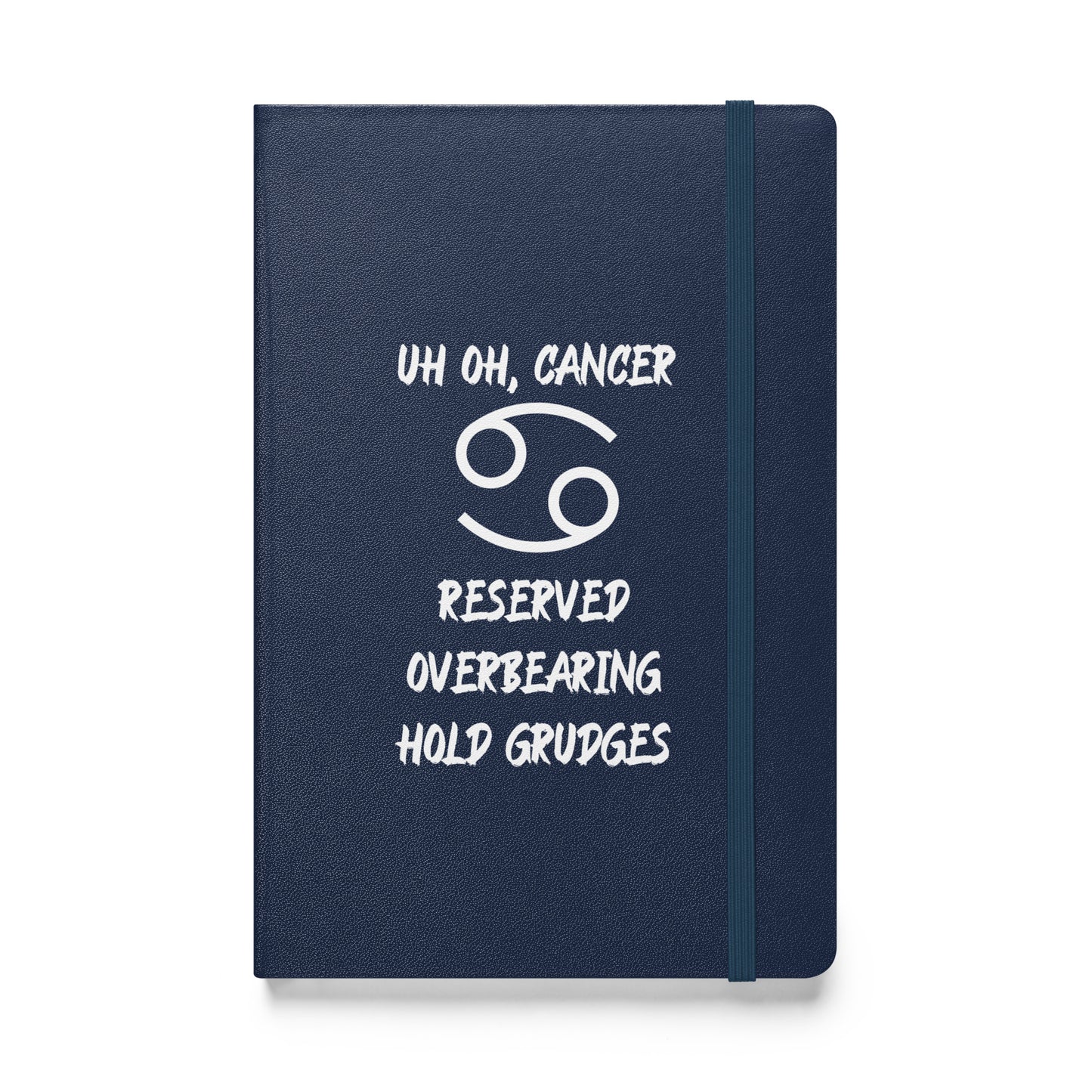 “Uh Oh, Cancer” Hardcover Bound Notebook