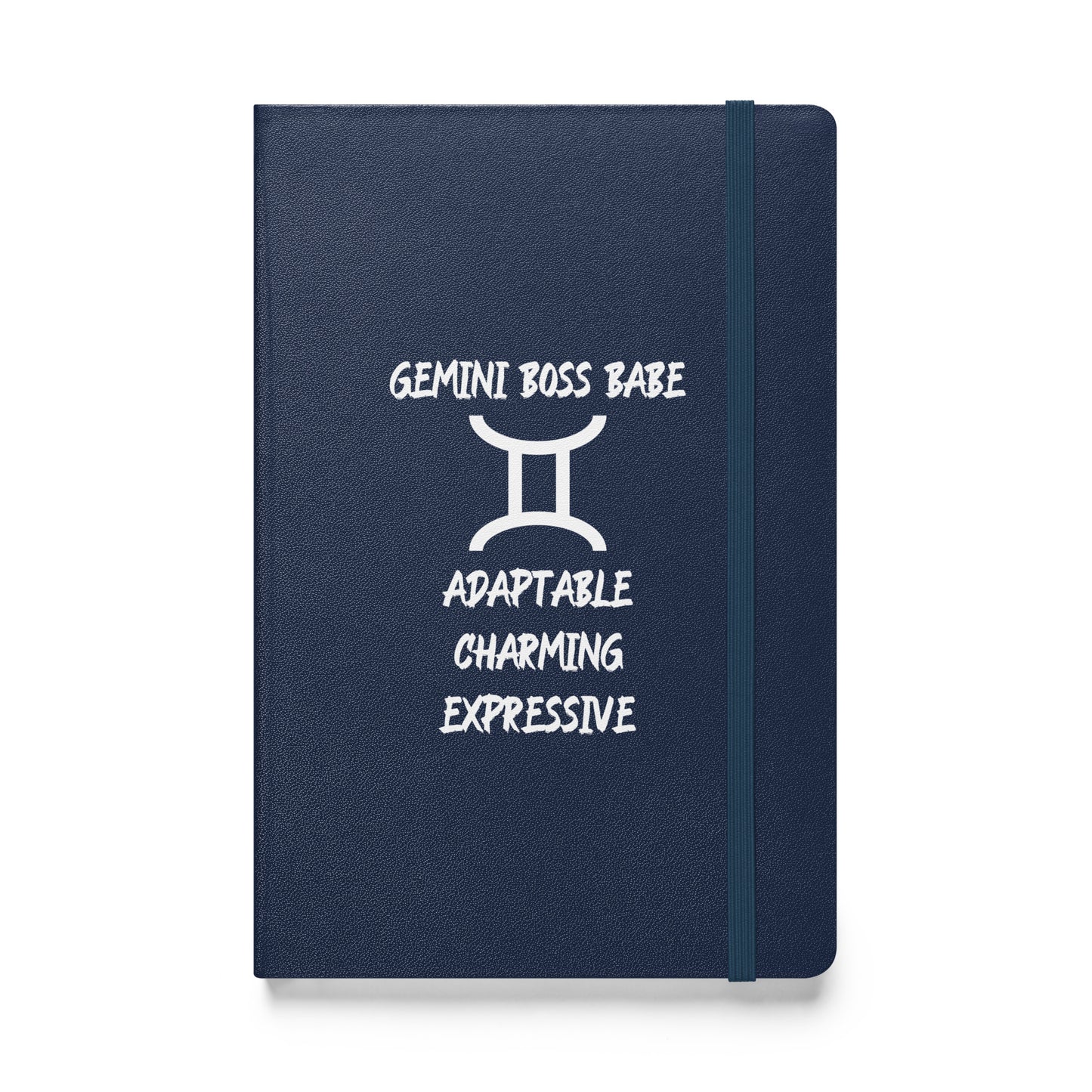 “Gemini Boss Babe” Hardcover Bound Notebook