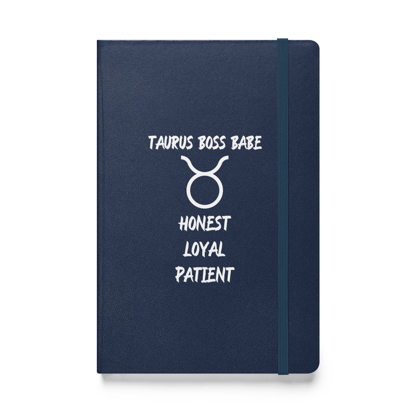 “Taurus Boss Babe” Hardcover Bound Notebook
