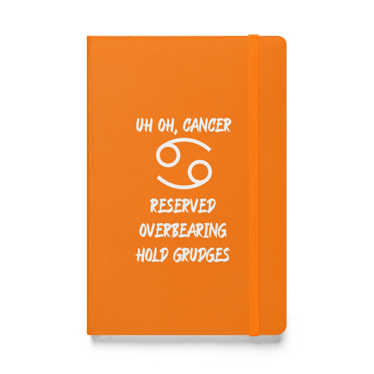 “Uh Oh, Cancer” Hardcover Bound Notebook