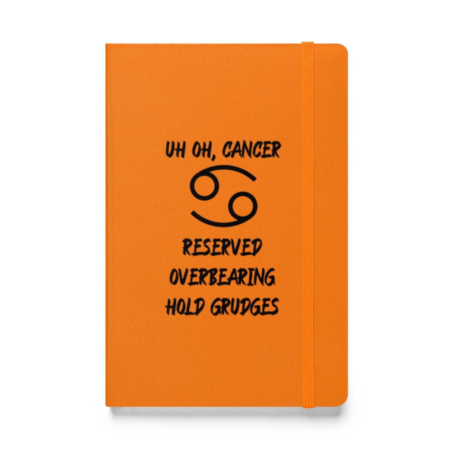 “Uh Oh, Cancer” Hardcover Bound Notebook