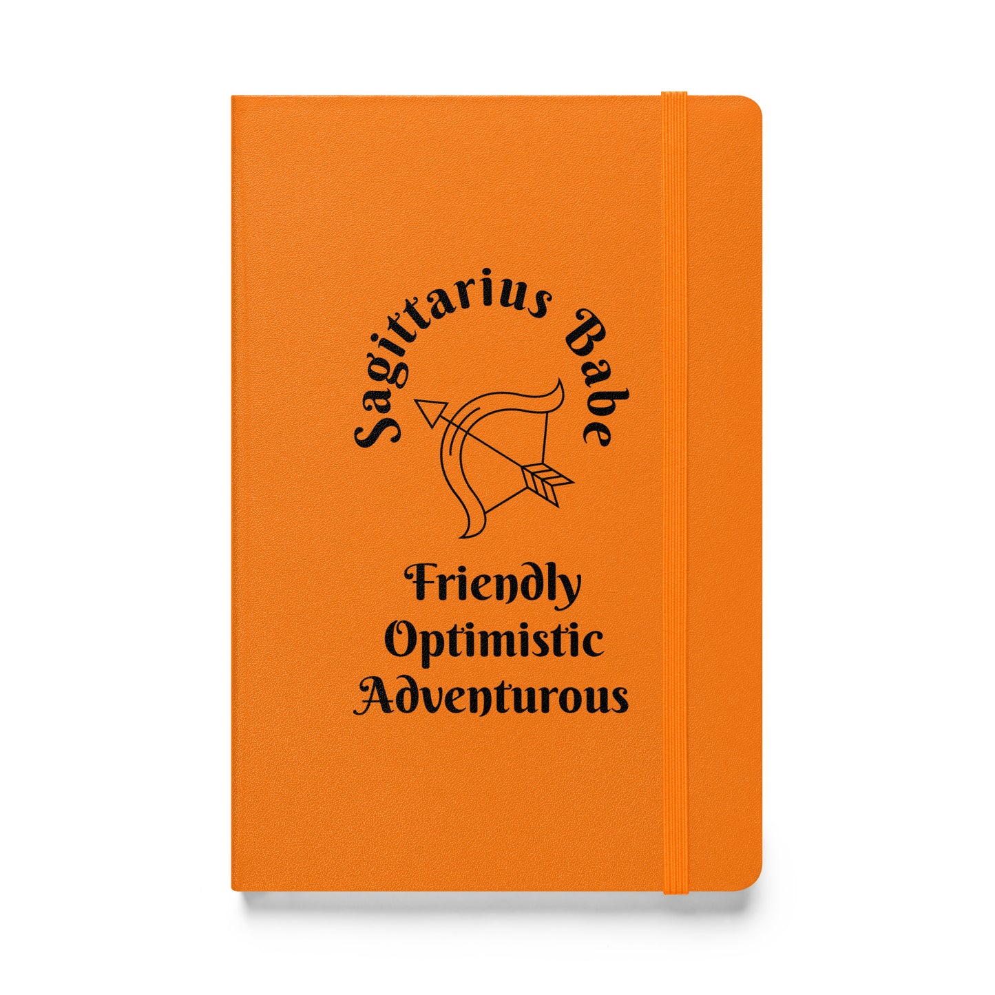 “Sagittarius Babe” Hardcover Bound Notebook