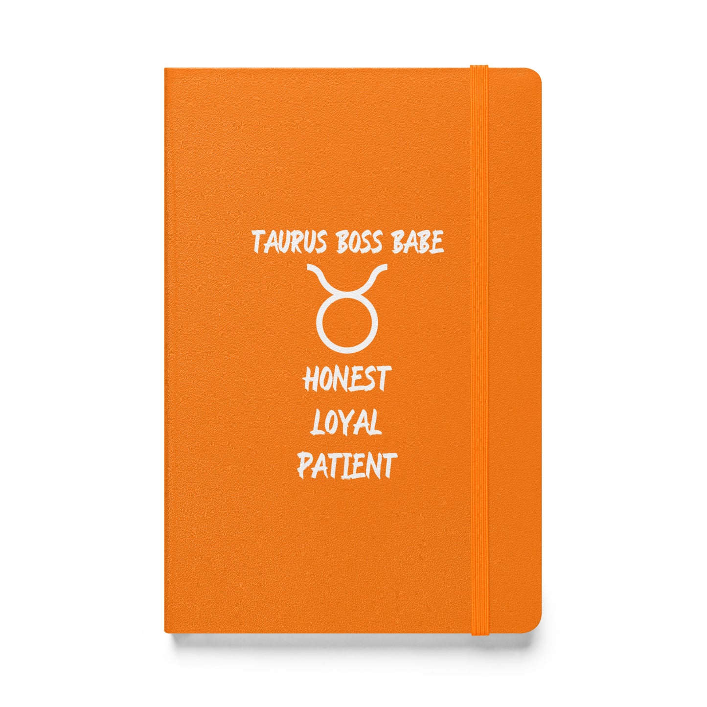 “Taurus Boss Babe” Hardcover Bound Notebook