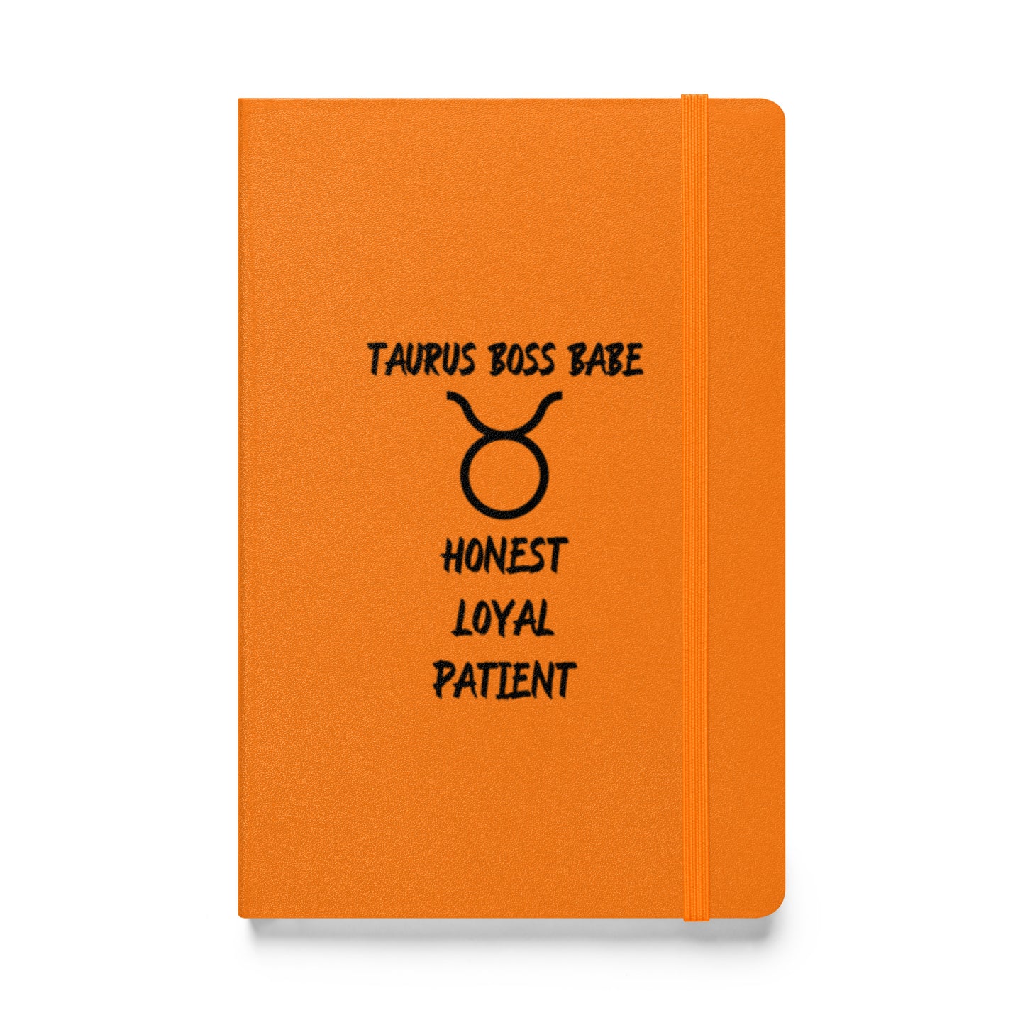 “Taurus Boss Babe” Hardcover Bound Notebook
