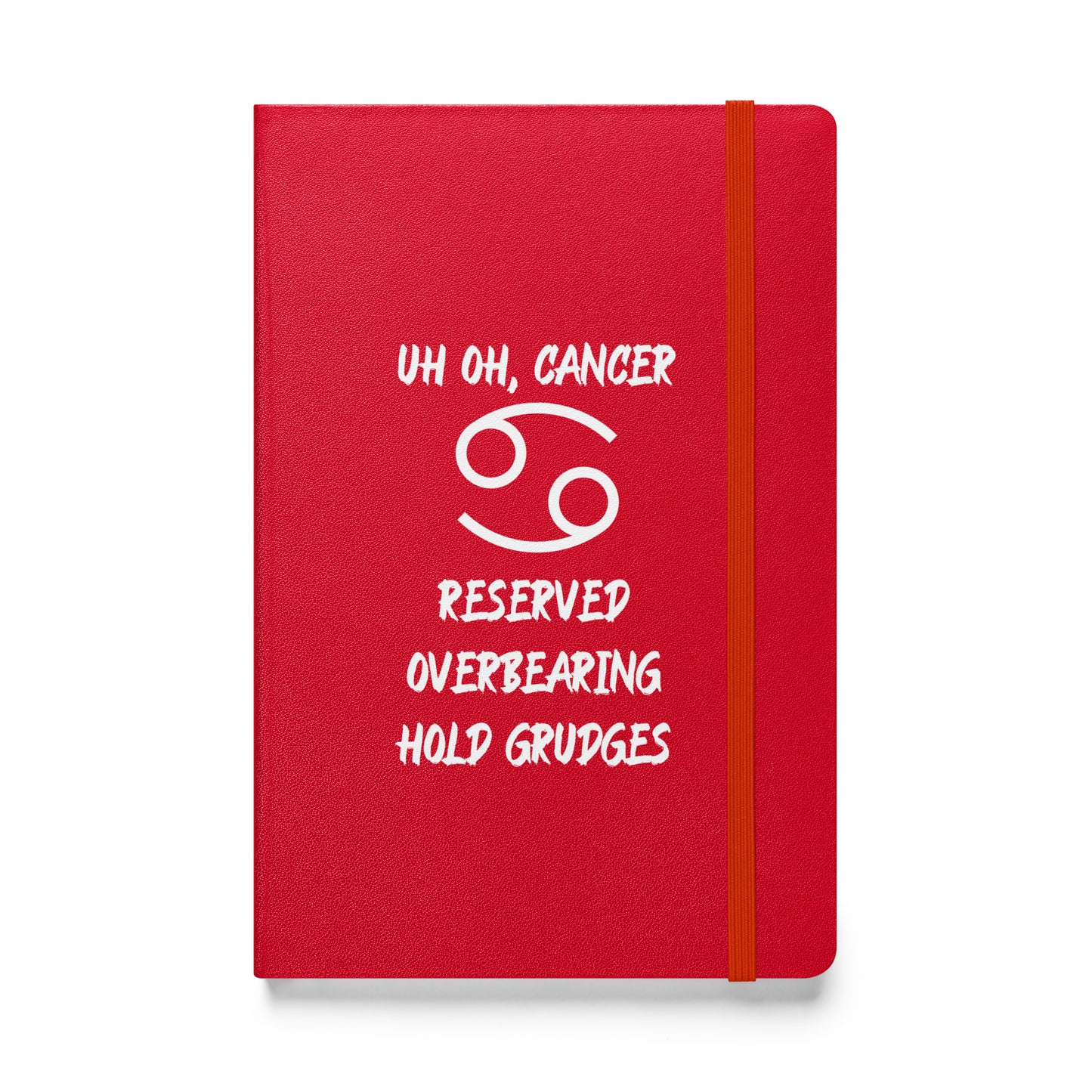 “Uh Oh, Cancer” Hardcover Bound Notebook