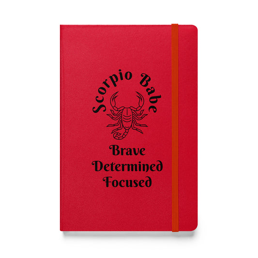 “Scorpio Babe” Hardcover Bound Notebook