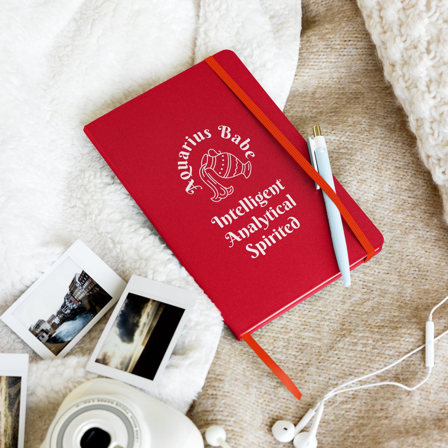“Aquarius Babe” Hardcover Bound Notebook