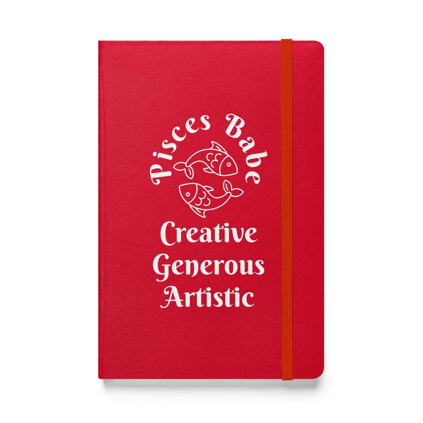 “Pisces Babe” Hardcover Bound Notebook
