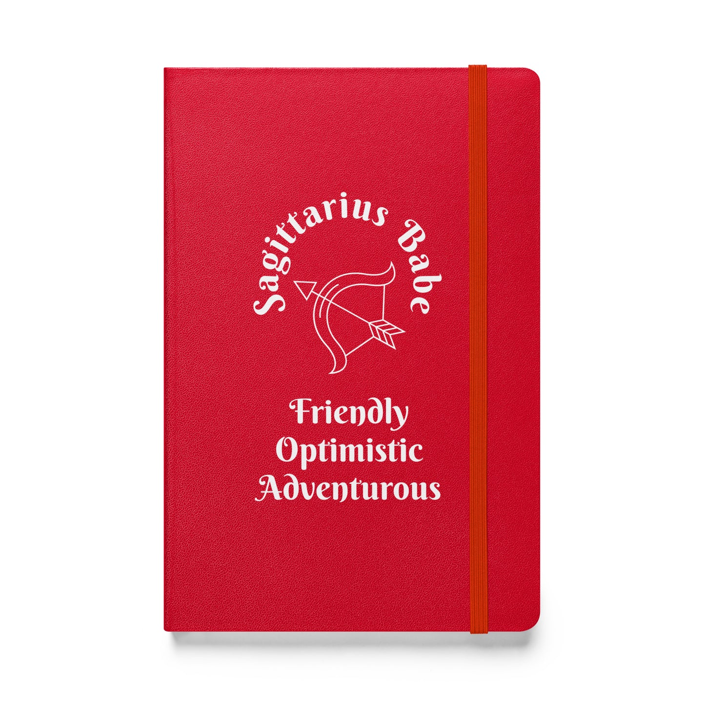“Sagittarius Babe” Hardcover Bound Notebook