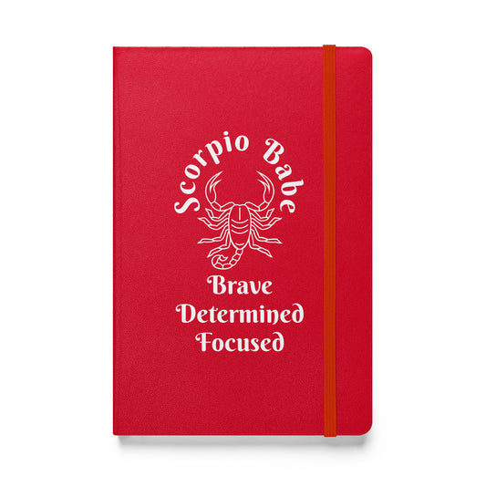“Scorpio Babe” Hardcover Bound Notebook