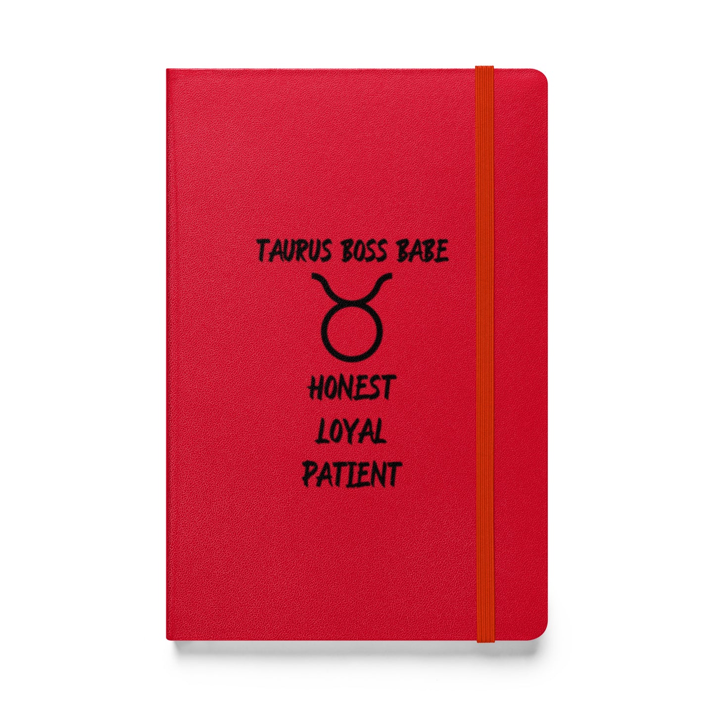 “Taurus Boss Babe” Hardcover Bound Notebook