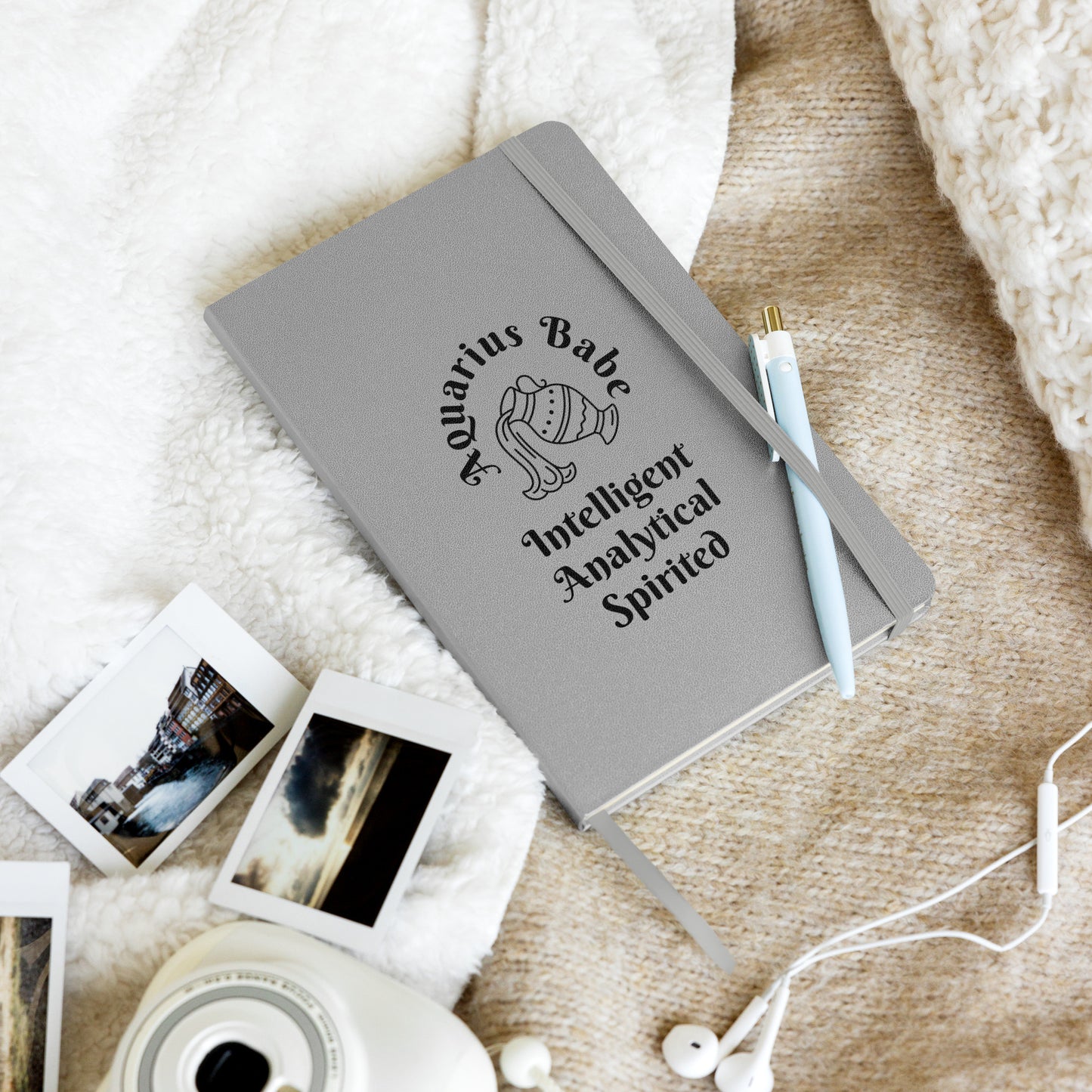 “Aquarius Babe” Hardcover Bound Notebook