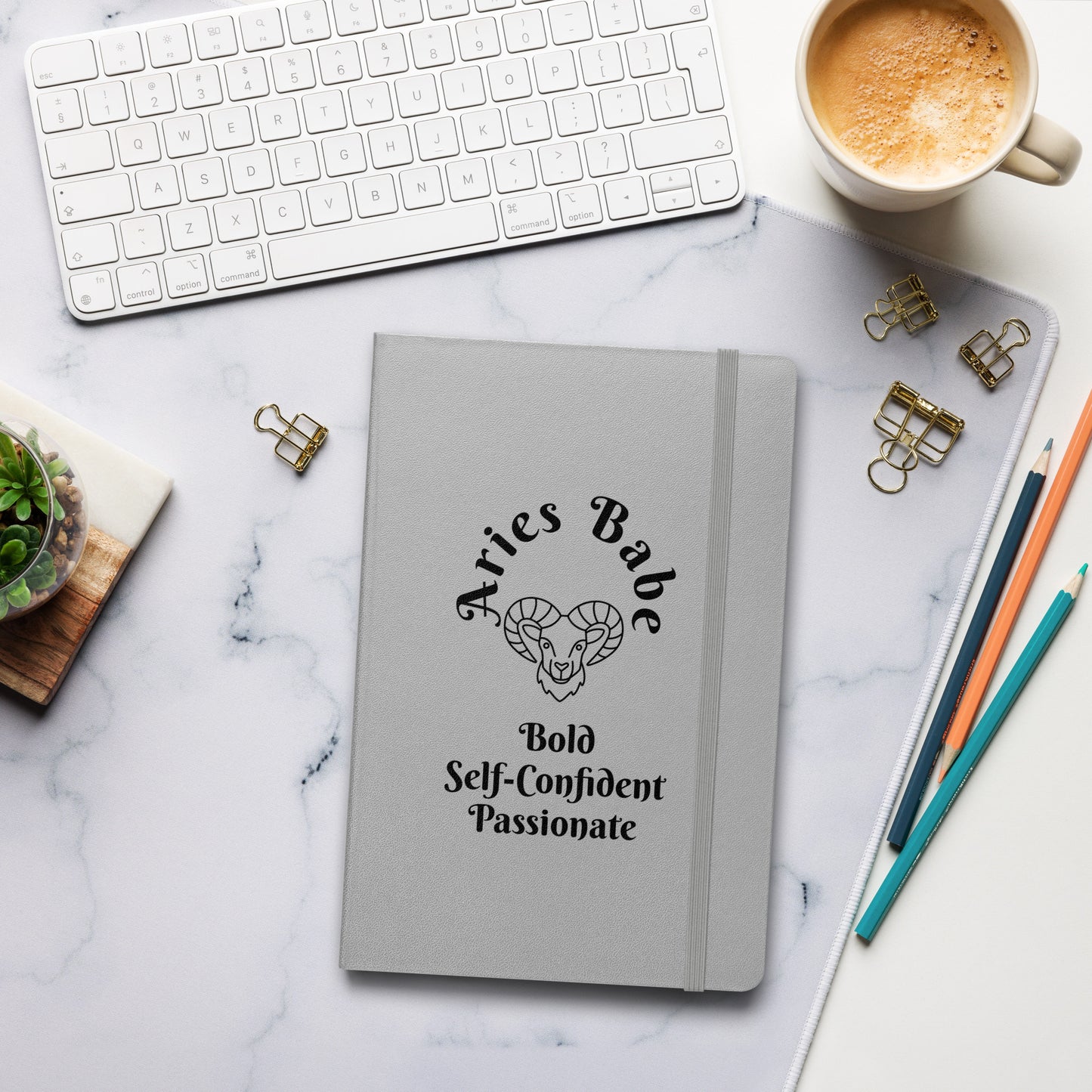 “Aries Babe” Hardcover Bound Notebook