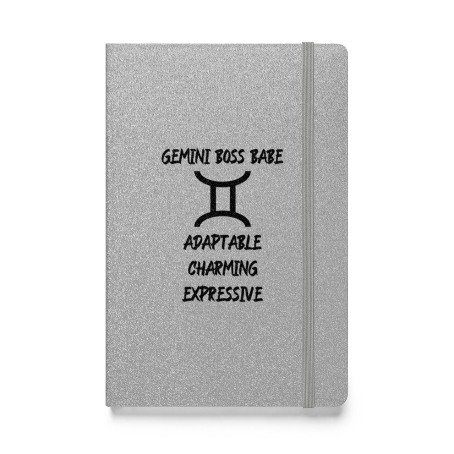 “Gemini Boss Babe” Hardcover Bound Notebook