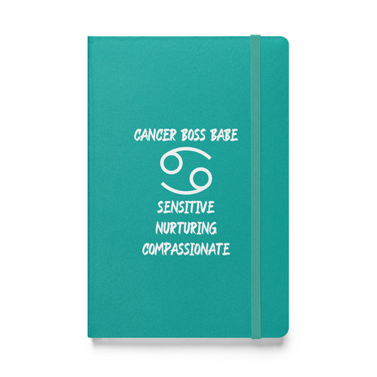 “Cancer Boss Babe” Hardcover Bound Notebook